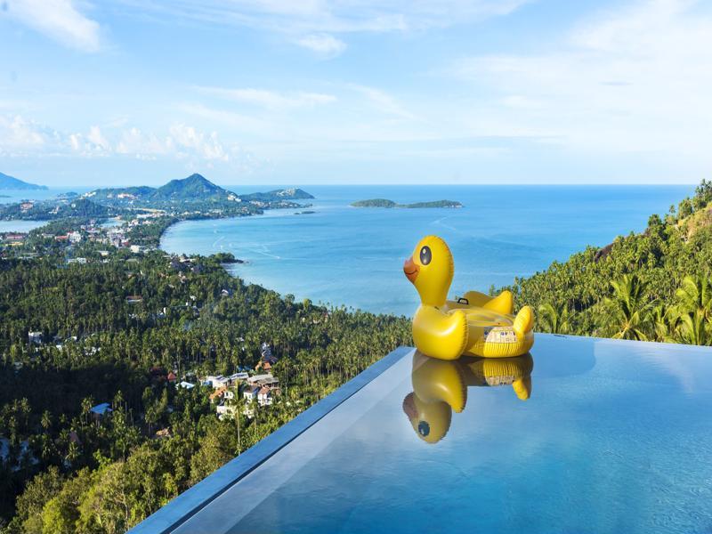 Infinity Pool Villa Moon Light Бопхут Экстерьер фото