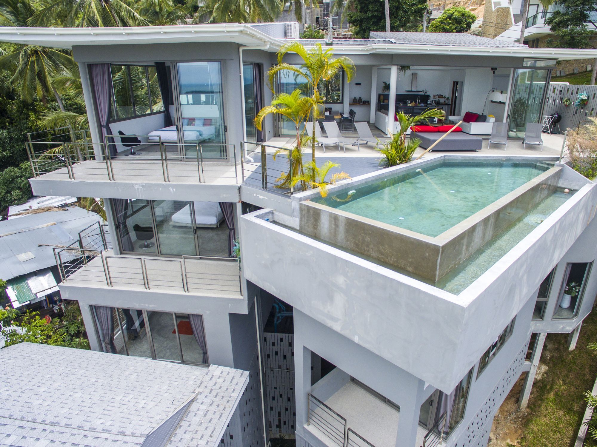 Infinity Pool Villa Moon Light Бопхут Экстерьер фото